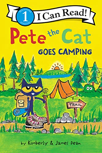 Book Cover Pete the Cat Goes Camping (I Can Read Level 1)