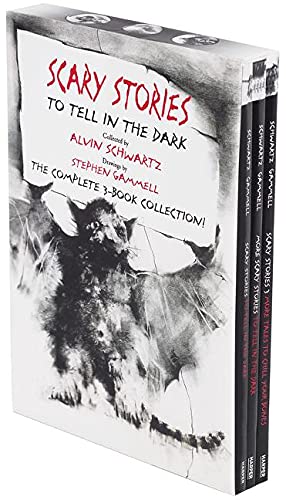 Book Cover Scary Stories Paperback Box Set: The Complete 3-Book Collection with Classic Art by Stephen Gammell