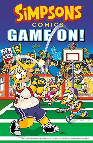 Book Cover Simpsons Comics Game On!