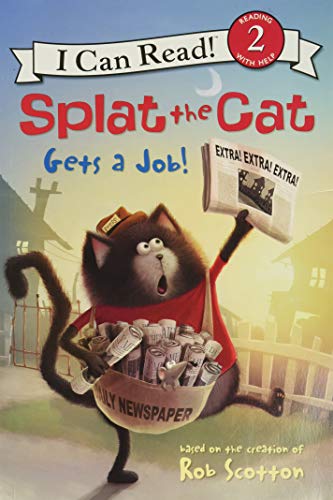 Book Cover Splat the Cat Gets a Job! (I Can Read Level 2)