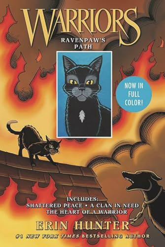 Book Cover Warriors Manga: Ravenpaw's Path: 3 Full-Color Warriors Manga Books in 1: Shattered Peace, A Clan in Need, The Heart of a Warrior