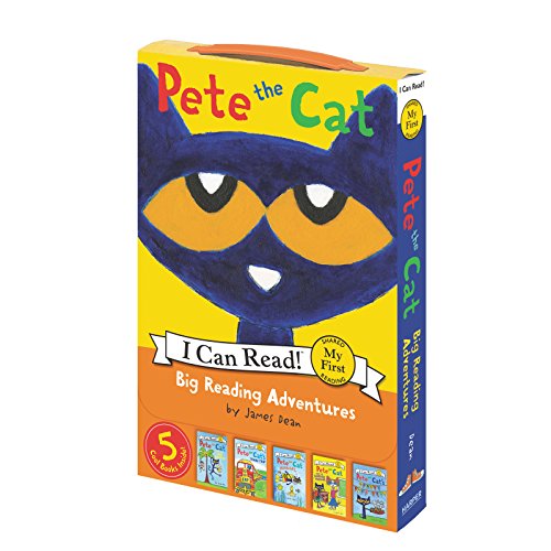 Book Cover Pete the Cat: Big Reading Adventures: 5 Far-Out Books in 1 Box! (My First I Can Read)