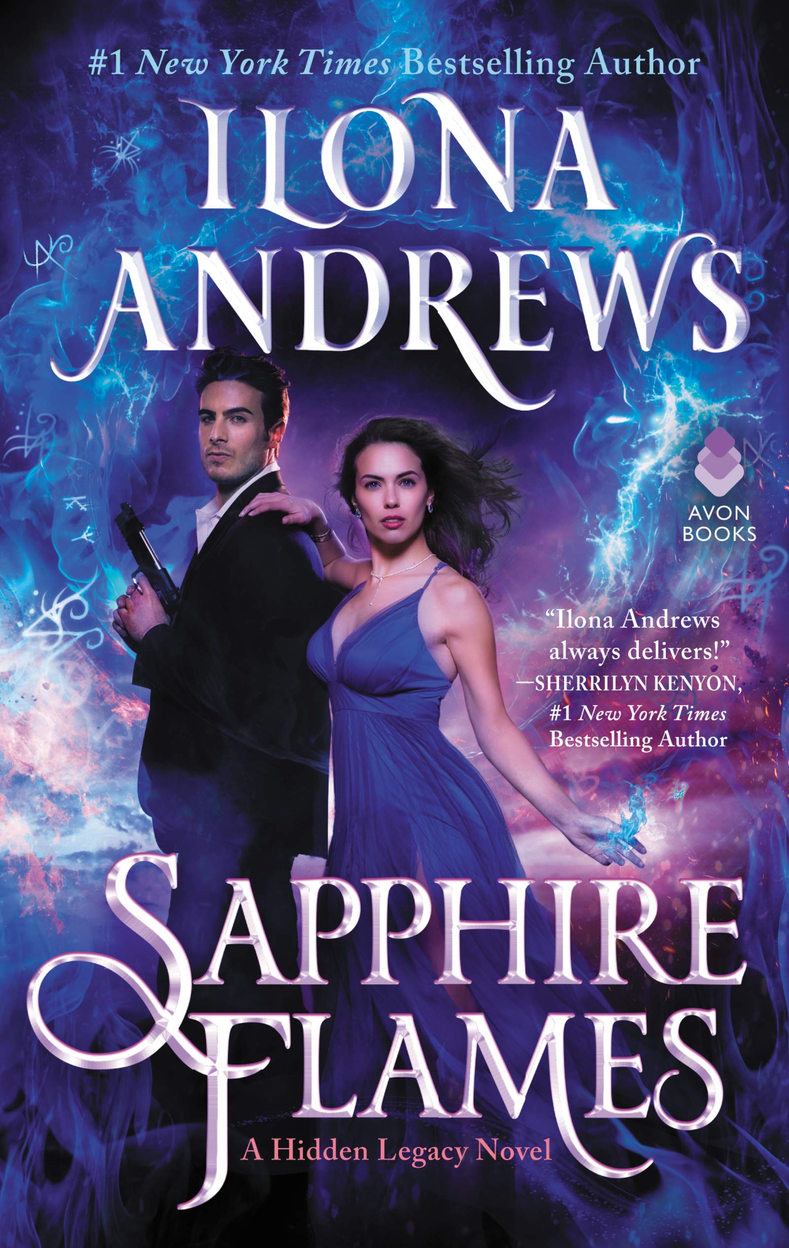 Book Cover Sapphire Flames: A Hidden Legacy Novel (Hidden Legacy, 4)