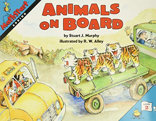 Book Cover Animals on Board (MathStart 2)