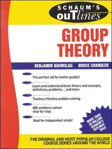 Book Cover Schaum's Outline of Group Theory (Schaum's Outline Series)