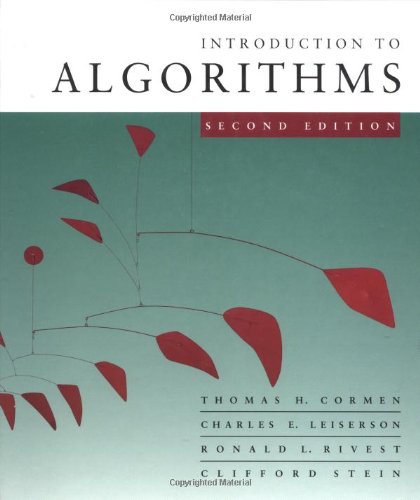 Book Cover Introduction to Algorithms, Second Edition