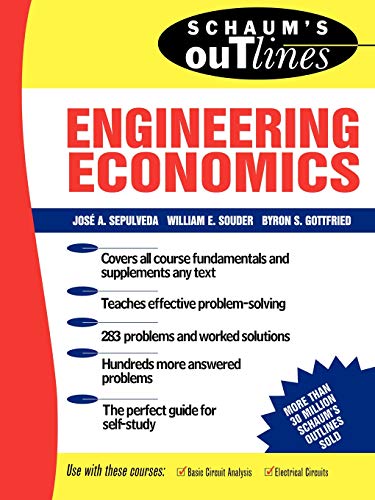 Book Cover Schaum's Outline of Engineering Economics