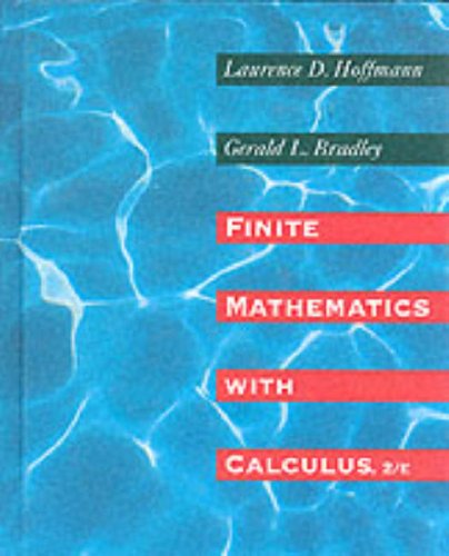 Book Cover Finite Mathematics With Calculus