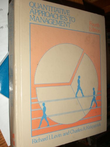 Quantitative approaches to management
