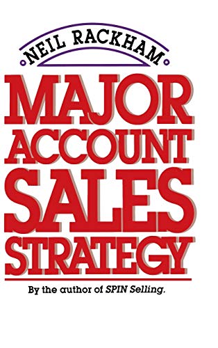 Book Cover Major Account Sales Strategy