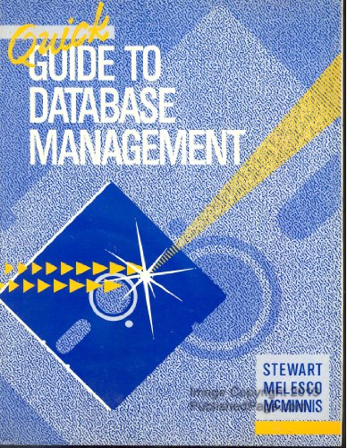 Book Cover Quick Guide to Database Management