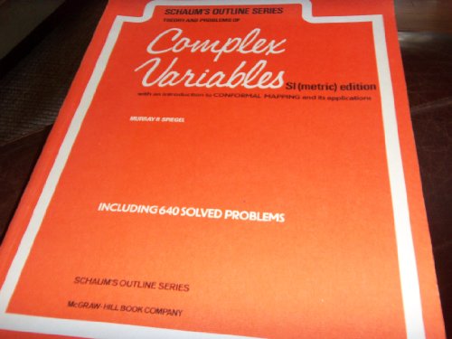 Theory and Problems of Complex Variables (Schaum's Outline)