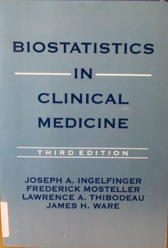 Book Cover Biostatistics in Clinical Medicine