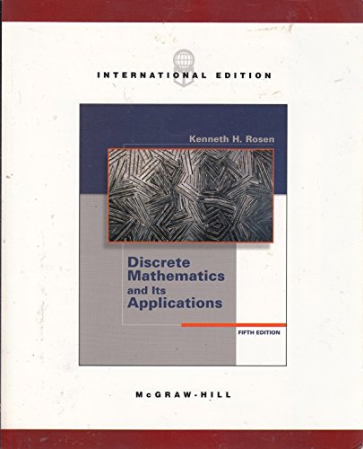 Discrete Mathematics and Its Applications