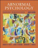 Abnormal Psychology: WITH Student CD AND PowerWeb: Current Perspectives