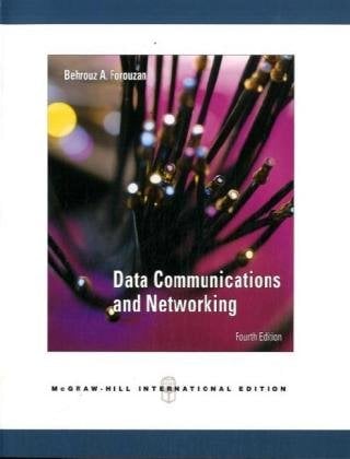 Book Cover Data Communications and Networking