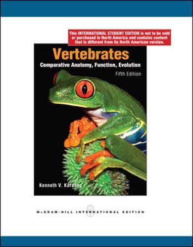 Vertebrates: Comparative Anatomy, Function, Evolution