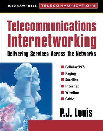 Book Cover Telecommunications Internetworking: Delivering Services Across the Networks