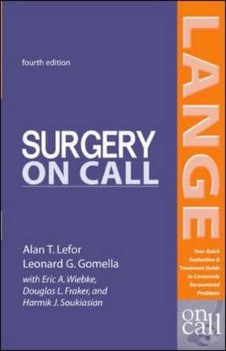 Book Cover Surgery On Call, Fourth Edition (LANGE On Call)