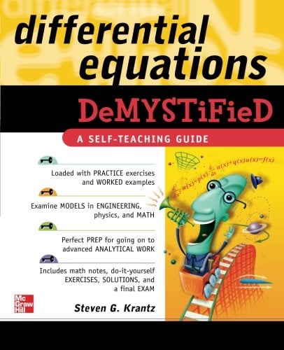 Book Cover Differential Equations Demystified