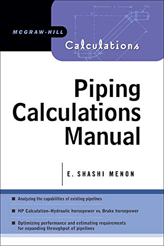 Book Cover Piping Calculations Manual (McGraw-Hill Calculations)