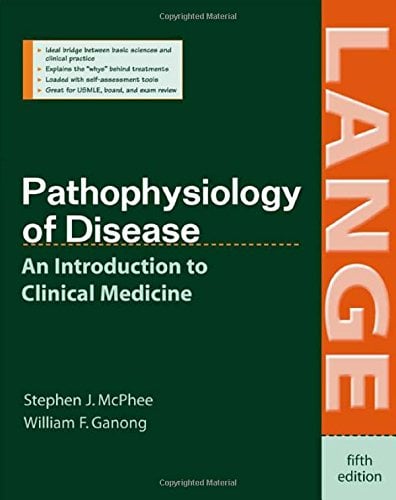 Book Cover Pathophysiology of Disease: An Introduction to Clinical Medicine, Fifth Edition (LANGE Basic Science)