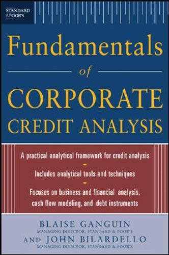 Book Cover Standard & Poor's Fundamentals of Corporate Credit Analysis