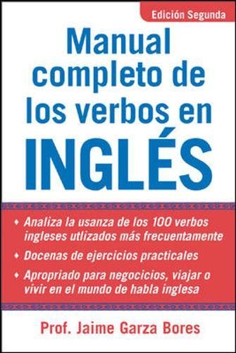 Book Cover Manual Completo De Los Verbos En Ingles: Complete Manual of English Verbs, Second Edition