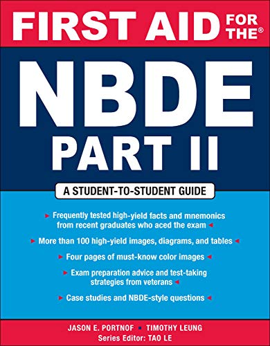 Book Cover First Aid for the NBDE Part II (First Aid Series)