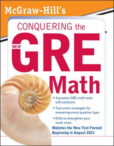 Book Cover McGraw-Hill's Conquering the New GRE Math