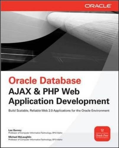 Book Cover Oracle Database Ajax & PHP Web Application Development (Oracle Press)