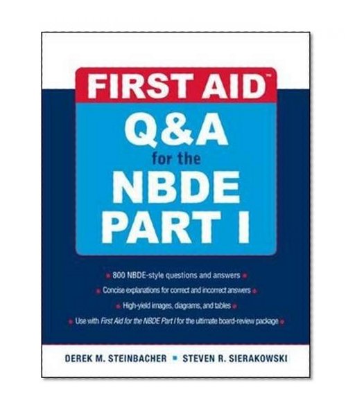 Book Cover First Aid Q&A for the NBDE Part I (First Aid Series) (Pt. 1)