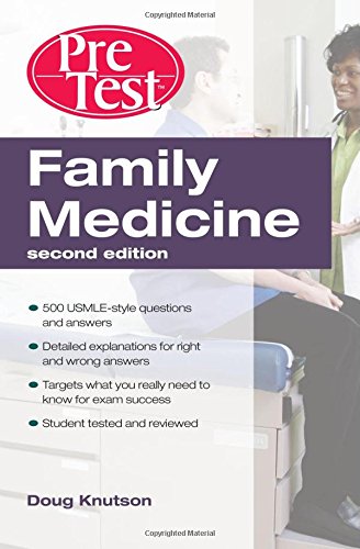 Book Cover Family Medicine  PreTest Self-Assessment & Review, Second Edition (PreTest Clinical Medicine)