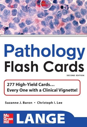 Book Cover Lange Pathology Flash Cards, Second Edition (LANGE FlashCards)