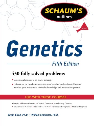 Book Cover Schaum's Outline of Genetics, Fifth Edition (Schaums Outline Series)