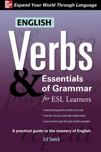 Book Cover English Verbs & Essentials of Grammar for ESL Learners (Verbs and Essentials of Grammar Series)