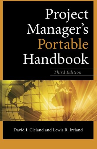 Book Cover Project Managers Portable Handbook, Third Edition (Project Book Series)