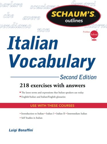 Book Cover Schaum's Outline of Italian Vocabulary, Second Edition (Schaum's Outlines)