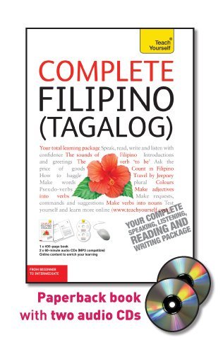 Complete Filipino (Tagalog) with Two Audio CDs: A Teach Yourself Guide (TY: Language Guides)