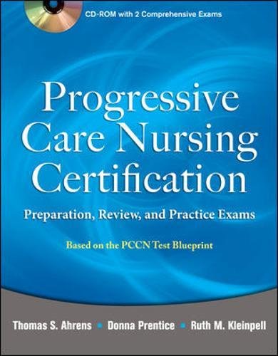 Book Cover Progressive Care Nursing Certification: Preparation, Review, and Practice Exams