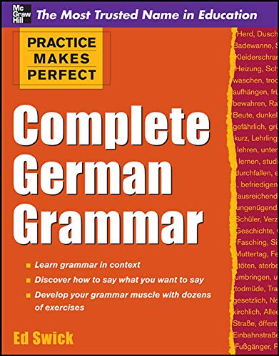 Book Cover Practice Makes Perfect Complete German Grammar