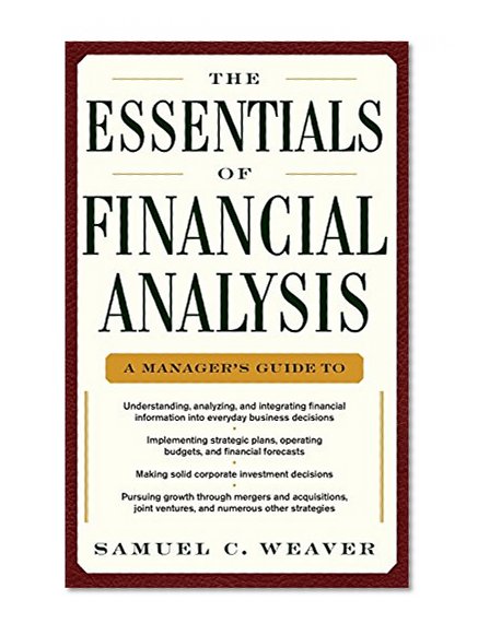 Book Cover The Essentials of Financial Analysis