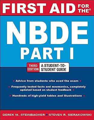 Book Cover First Aid for the NBDE Part 1, Third Edition (First Aid Series)