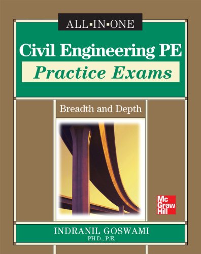 Book Cover Civil Engineering PE Practice Exams: Breadth and Depth