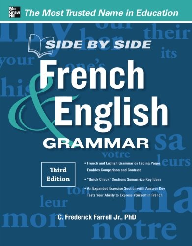 Book Cover Side-By-Side French and English Grammar, 3rd Edition