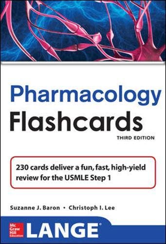 Book Cover Pharmacology Flashcards (Lange Flash Cards)