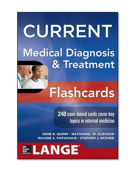 Book Cover CURRENT Medical Diagnosis and Treatment Flashcards (LANGE CURRENT Series)