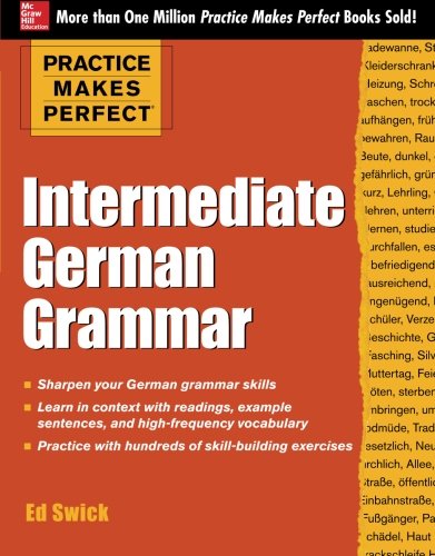 Book Cover Practice Makes Perfect Intermediate German Grammar (Practice Makes Perfect Series)