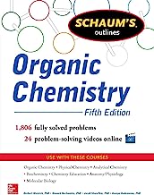 Book Cover Schaum's Outline of Organic Chemistry: 1,806 Solved Problems + 24 Videos (Schaum's Outlines)
