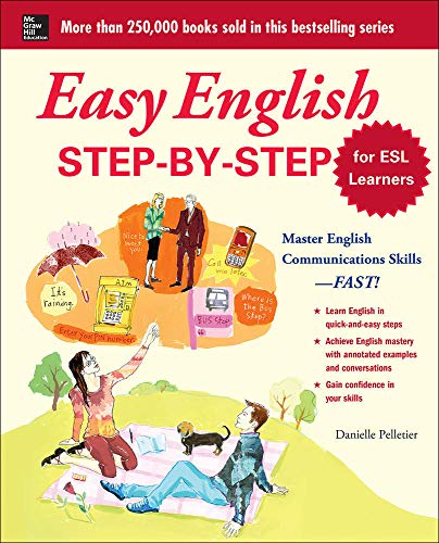 Book Cover Easy English Step-by-Step for ESL Learners: Master English Communication Proficiency--FAST! (Easy Step-by-step)